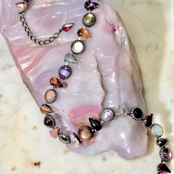 Vesper Obscura Layering Choker in Punk Rocks (Silver) - Picture 2 of 4